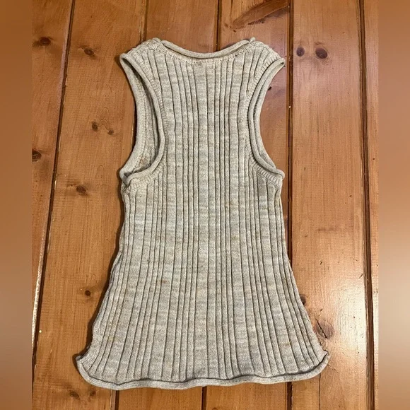 Anthropologie Pilcro Knit High Neck Tank Ribbed Sweater Size XS - Picture 5 of 6